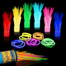 PartySticks Glow Sticks PartyGlow in the Dark Light Up Sticks Party Favors, Glow Party Decorations, Neon Party Glow Necklaces and Glow Bracelets with