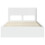 VidaXL vidaXL Bed Frame with Storage and Headboard White 150 x 200 cm 3