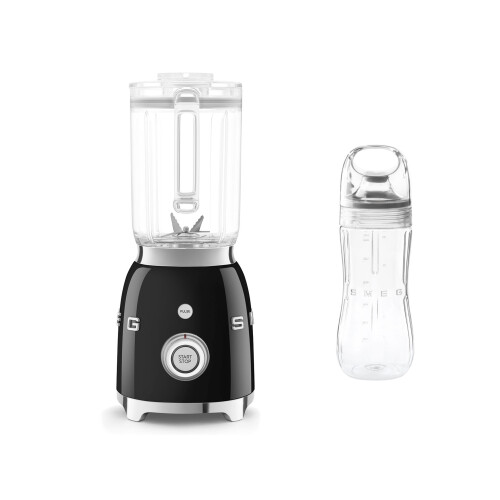 Smeg (Black) Smeg BLF03 Blender + BGF03 Bottle To Go Bundle
