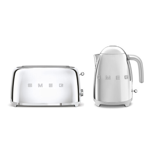 Smeg Smeg Bundle Set TSF02 4 Slice 2 Long-Slot Toaster & KLF04 Kettle Bundle 2