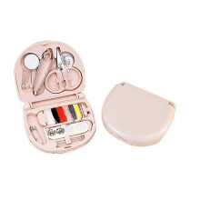 1pc Portable Needle And Thread Box Sewing Tool Plastic Emergency Repair Bag  Pins Storage