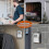 Anti-theft Metal Safe, Mini Wall Mounted Decorative Password Key Box Grey 2
