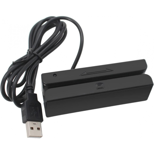 MSR90 USB μαγνητική λωρίδα ανάγνωσης καρτών, μίνι σαρωτής 3 κομματιών, για USB PC