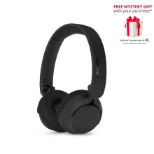 (Black) Philips TAH4000 On‑Ear Wireless Bluetooth 6.0 Headphones - Free Gift RRP 5!