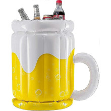 Inflatable beverage cooler, floating beverage cooler, summer party decoration, swimming pool beverage float.
