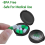 6Pcs Small Pill Case Travel Pill Container Clear Mini Organizer Box Round Black Pill 3