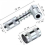 2 Pack Adapter for Grease Gun - 90 Degree Nozzle with Sleeve for Tool Accessory Connection 2