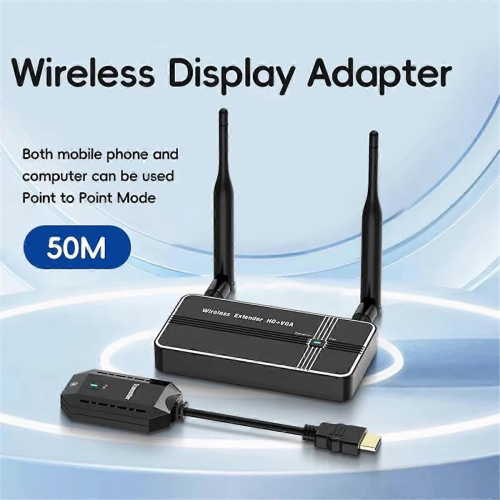 5G 4K 1080P 50M Wireless HDMI-Compatible VGA Video Transmitter Receiver Extender Display Adapter Don 1