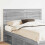 VidaXL vidaXL Headboard Grey Sonoma 100 cm Engineered Wood 1