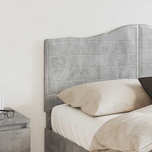 VidaXL vidaXL Headboard Concrete Grey Engineered wood 2