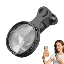 Polariserende telefonfilter 52 mm tynn polarisator med kontakt for smarttelefoner