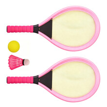 Compact Portable NBR Tennis Badminton Set Great For Beach-Pink