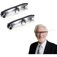 Okulary z regulowaną ostrością Dial Vision do widzenia w dali i w bliży, okulary do czytania z regulowanym kątem zoomu HD, okulary do c