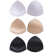 Bra Pads Bikini Pad Bra Inserts Push-up Pad, 3 Colors, Triangle Shape, Black