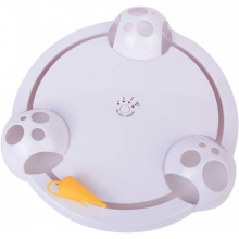 Cats Toy Electric Automatic Rotating Cats Turntable Cats Scratching Mouse Game Disc