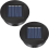 2 Pack Solar Lights Replacement Top for Lanterns, Waterproof Round Solar Lanterns Replacement Access 1