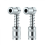 2 Pack Adapter for Grease Gun - 90 Degree Nozzle with Sleeve for Tool Accessory Connection 1