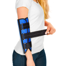 Nighttime elbow support brace compatible with cubital tunnel syndrome and ulnar nerve