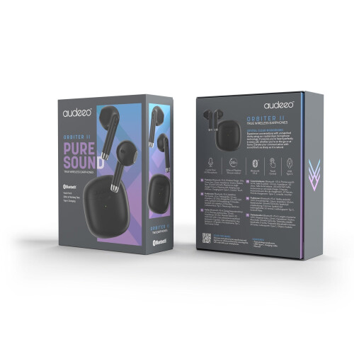 Sluchátka Earpods TWS Orbiter II Black