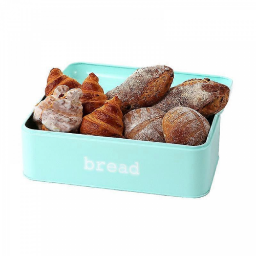 Flat-lid bread box for rolls and other baked goods 2