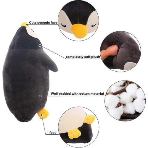 Penguin Stuffed Animals Bulk, 23.6 Inches, Black 2
