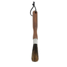 Coffee Grinder Powder Cleaning Brush Coffee Machine Brush Wood Handle Pig Bristle Dusting Espresso Brush For Barista