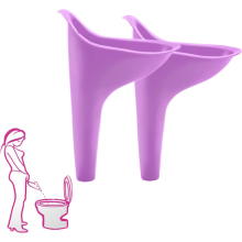 2-pack honurinoarer - Flexibel, återanvändbar, bärbar och återvinningsbar gummiurinoar för kvinnor