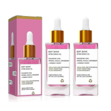 (2PCS) Strawberry Vanilla After Shave Oil for Smooth Skin, Soft Serve After Shave Oil, Deeply Hydrating, Prevent Ingrown Hairs & Dryness
