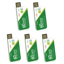 5X 60 Days USB Temperature Data Logger -30 -+60 Report with App IP67 Disposable High-Precision Recorder with Warning