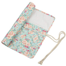 20 Pockets Art Paint Brushes Case Roll Pen Holder Canvas Pouch Bag