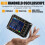 Digital Handheld Oscilloscope,Sampling Rate:3MS/S,Bandwidth:500kHz,AUTO Measurement,2.8-Inch LCD Screen,Rechargeable 5