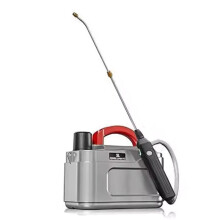 Shoulder Style Electric 5L Watering Can with Stretchable Type-C Rechargeable Automatic Garden Plant Grey