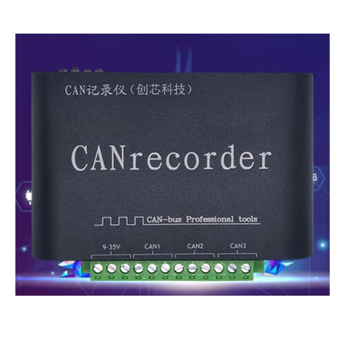 CAN Bus Data Logger Offline Recording Off- Playback Relay Battery Powered  Card Storage 2