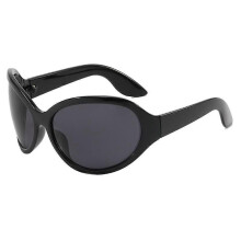 (Black gray) Punk Sunglasses Uv400 Sunglasses Alien Sunglasses Y2k Sunglasses For Women