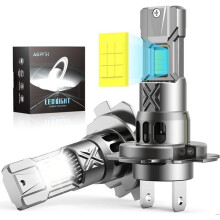 Lampadine LED H7 26000LM 100W Sostituzione alogene H7 per moto 6000K Bianco Lampada auto Senza errori Lampadine allo xeno