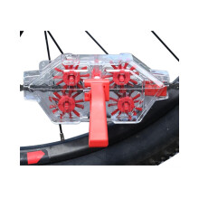 Bicycle chain cleaner fully transparent visual immersion chain cleaner oil cleaning tool cycling equipment