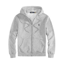 (XL, Grey Sweatshirt) Men's Embroidered Polo Hoodie Set with Fleece Jacket and Cardigan