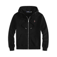 (M, Black Red Logo Sweater) Men's Embroidered Polo Hoodie Set with Fleece Jacket and Cardigan