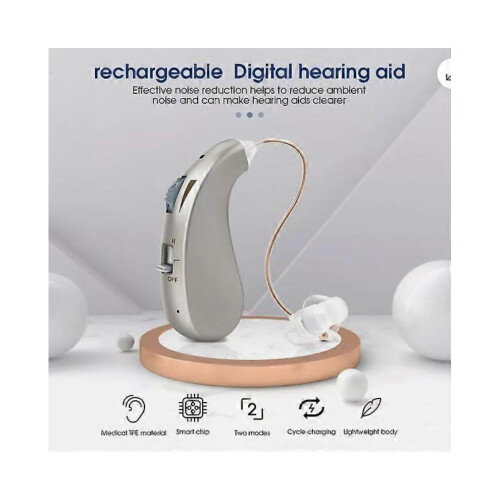 Rechargeable Digital Hearing Aids Invisible BTE Ear Aids High-Power NEW UK 2