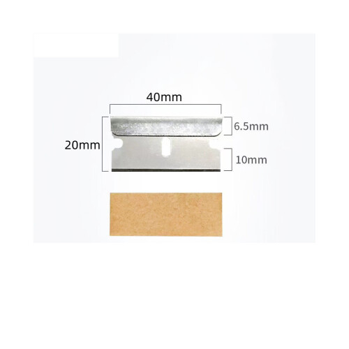 100 Pack Razor Blade Single Edge Heavy Duty Scraper Cutter Blade 1