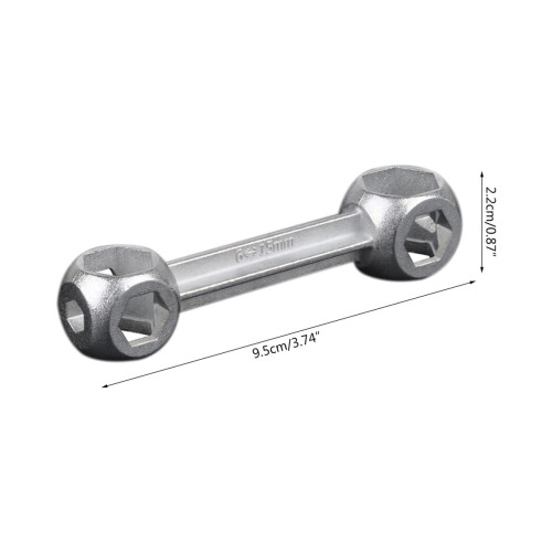 Multifunctional bone wrench, hexagon socket screw tool, portable ten-in-one bicycle inner hex socket small wrench 2
