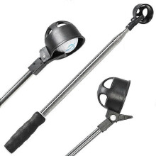 1pcs Telescopic Extendable Stainless Ball Retriever 0.44m-1.83m Long & 7 Oz Weight | Claw Ball Grabber | Suction Cup Ball Grabber