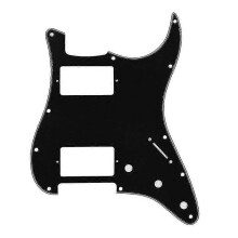 (black) 3 Ply 11 Hole Abs Guitar Pickguard Scratchplate For Hh 2 Humbucker
