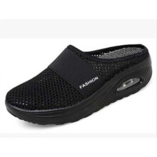 (40, black) Air Cushion Slip-on Walking Shoes Orthopedic Diabetic Non Slip Walking Shoe A