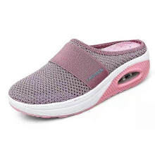 (40, Pink) Air Cushion Slip-on Walking Shoes Orthopedic Diabetic Non Slip Walking Shoe A