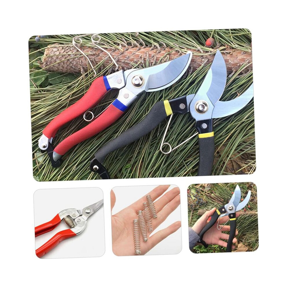 40Pcs Pruning Parts Metal Pruning Shear Springs Silver Tree Pruner Spring Garden Pruner Spring 6031818675047