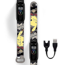 (suit) Smart Digital Watch Rechargeable Anime Pikachu Kids Multifunctional Electronic Cute Couple Sport Bracelet Child Gift