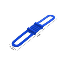 Hochelastische Silikonbänder, Fahrradbefestigungsbänder, Gurte, Lichtgurte, Mountainbike-Fahrradgurte