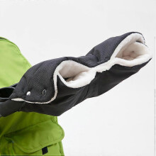 1pcs Gloves Pram Hand Warmer Hand Muff Fleece Gloves Hooks for Baby Pram Windproof and Cold