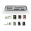 Adaptér USB-C na USB, čtečka karet SD a micro SD a micro USB 4
